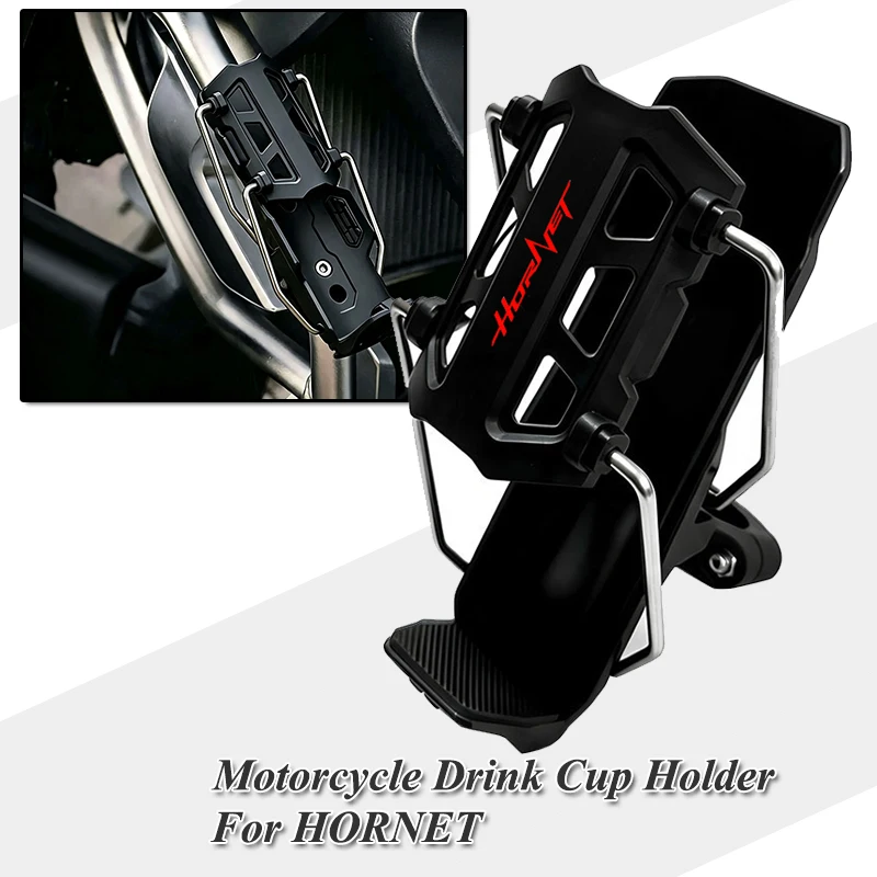 Motorcycle Water Bottle Holder 360° Rotatable For Honda CB1000 CB 1000 CB750 CB500 Hornet CL500 SCL500 Anti-Shake Cup Mount