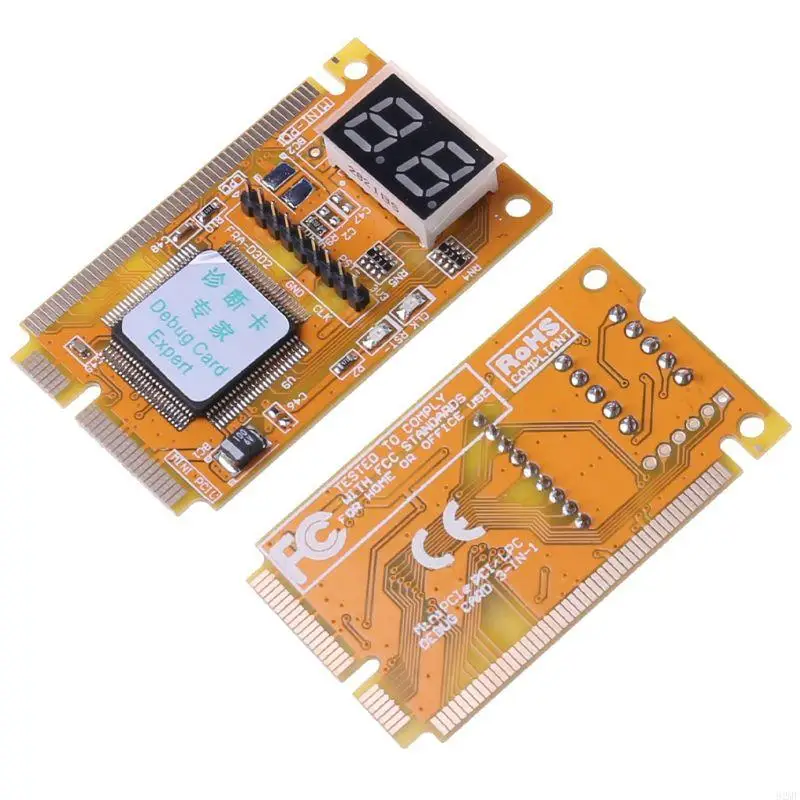 92MF Post Card Diagnostic 3 1 Mini PCI/PCI-E LPC PC Tester Post Card