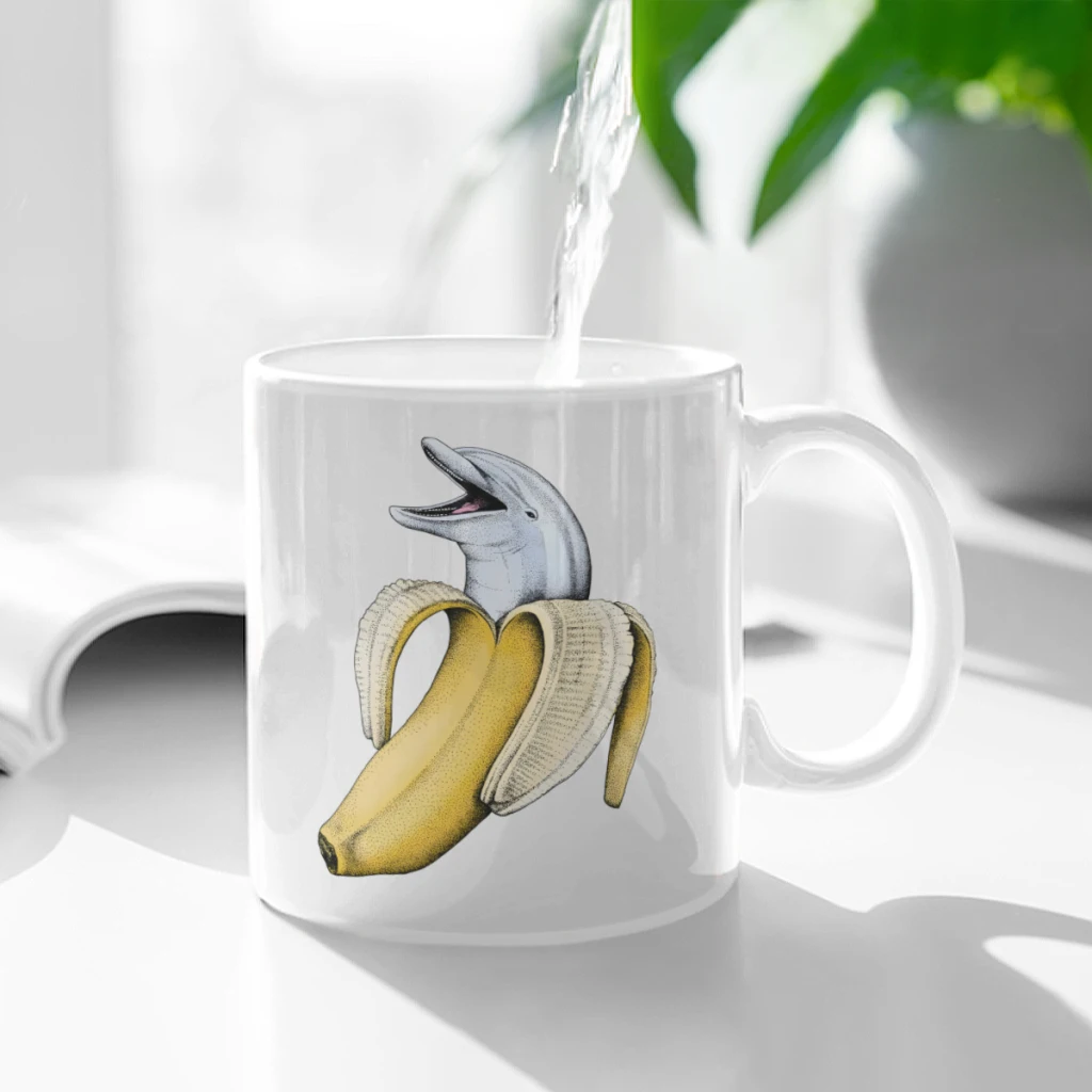 

Surprise! Color Version Ceramic Cup Coffee Oatmeal Breakfast Cup Creative Personality Mug