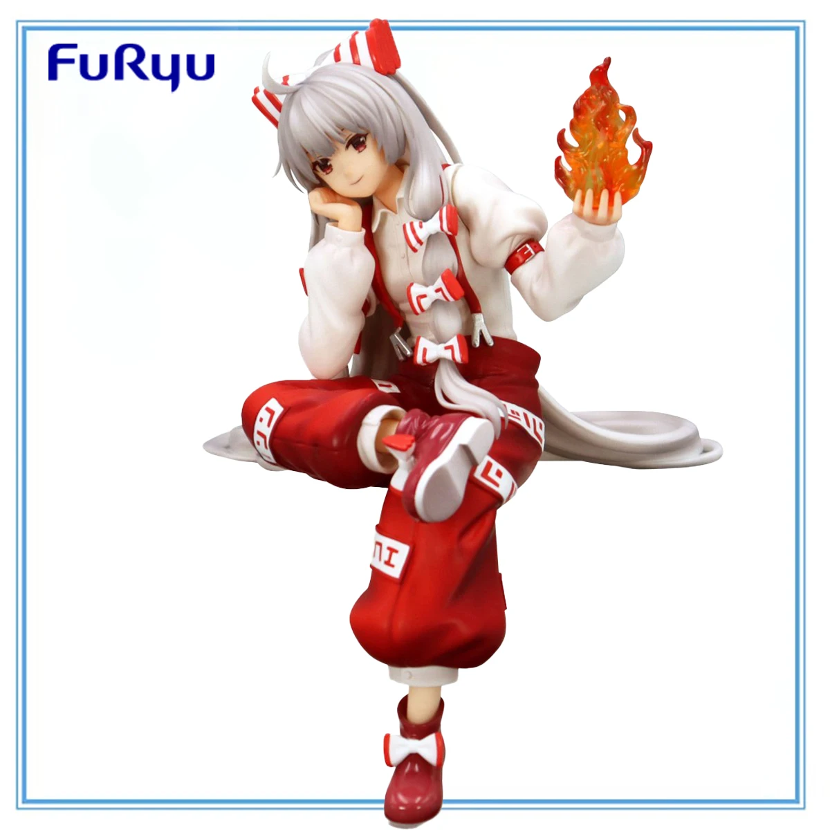 

100% Original FuRyu Noodle Stopper Touhou Project Huziwara No Mokou Model Toys Collection Series Anime Figure Garage Kit