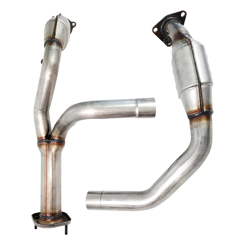 Catalyst Exhaust Y Pipe Catalytic Converter For 2007-2010 Chevrolet Silverado Suburban 1500 Tahoe GMC Yukon Cadillac Escalade