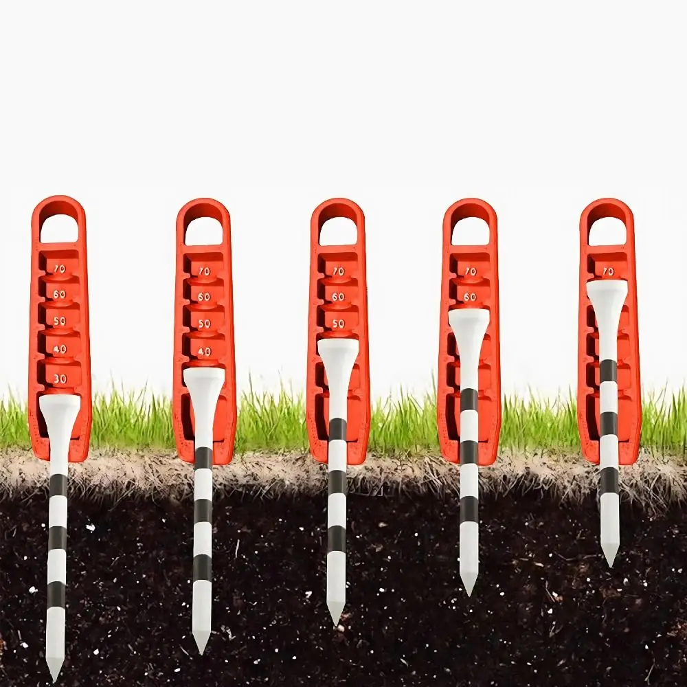 3 في 1 أداة ضبط ارتفاع تي شيرت الجولف المحمولة المتينة أداة إصلاح ديفت الجولف الدقيقة البلاستيكية القابلة للتعديل