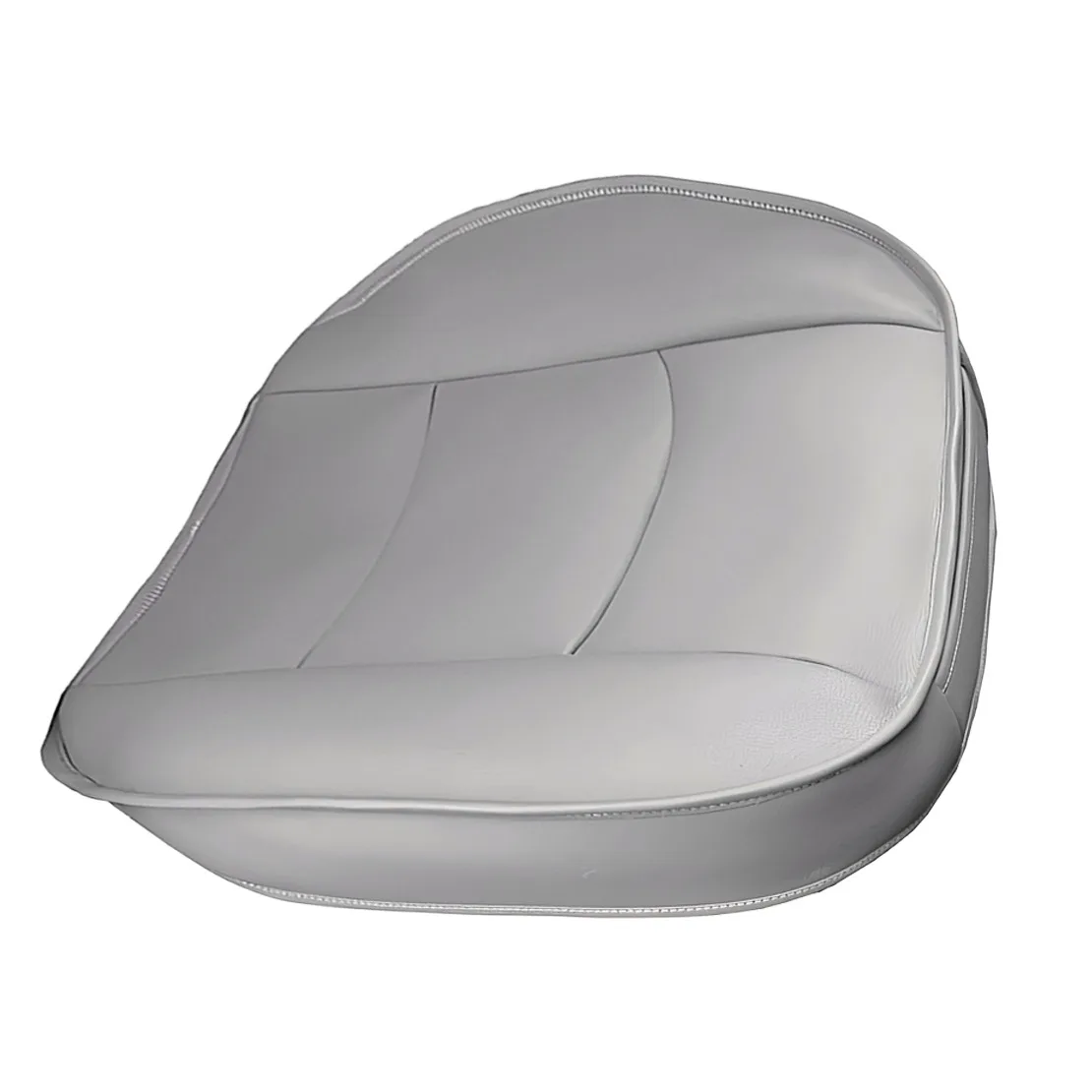 Grey PU Leather Driver Side Bottom Seat Cover Fit For Renault Trafic II 2001-2019
