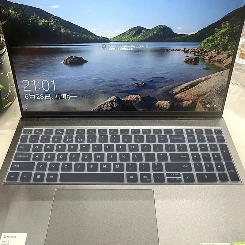 For Dell Vostro 16 inch 5625 5620 / Dell Vostro 5515 2022 / Dell Inspiron 5518   Silicone Laptop Keyboard Cover Skin Protector