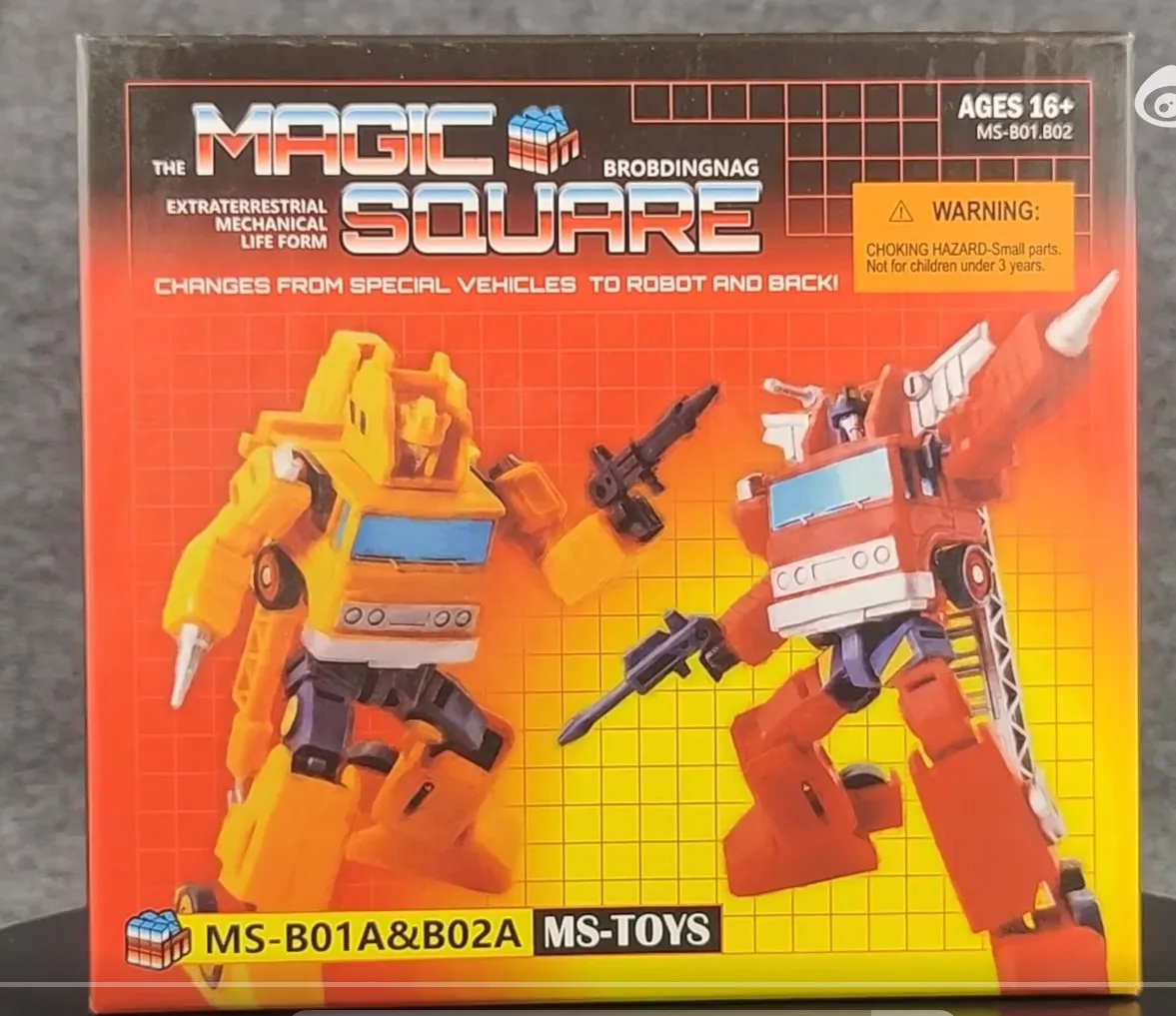 Magic Square MS-TOYS Transformation MS-B01A MS-B02A Grapple Inferno Action Figure Toy With Box