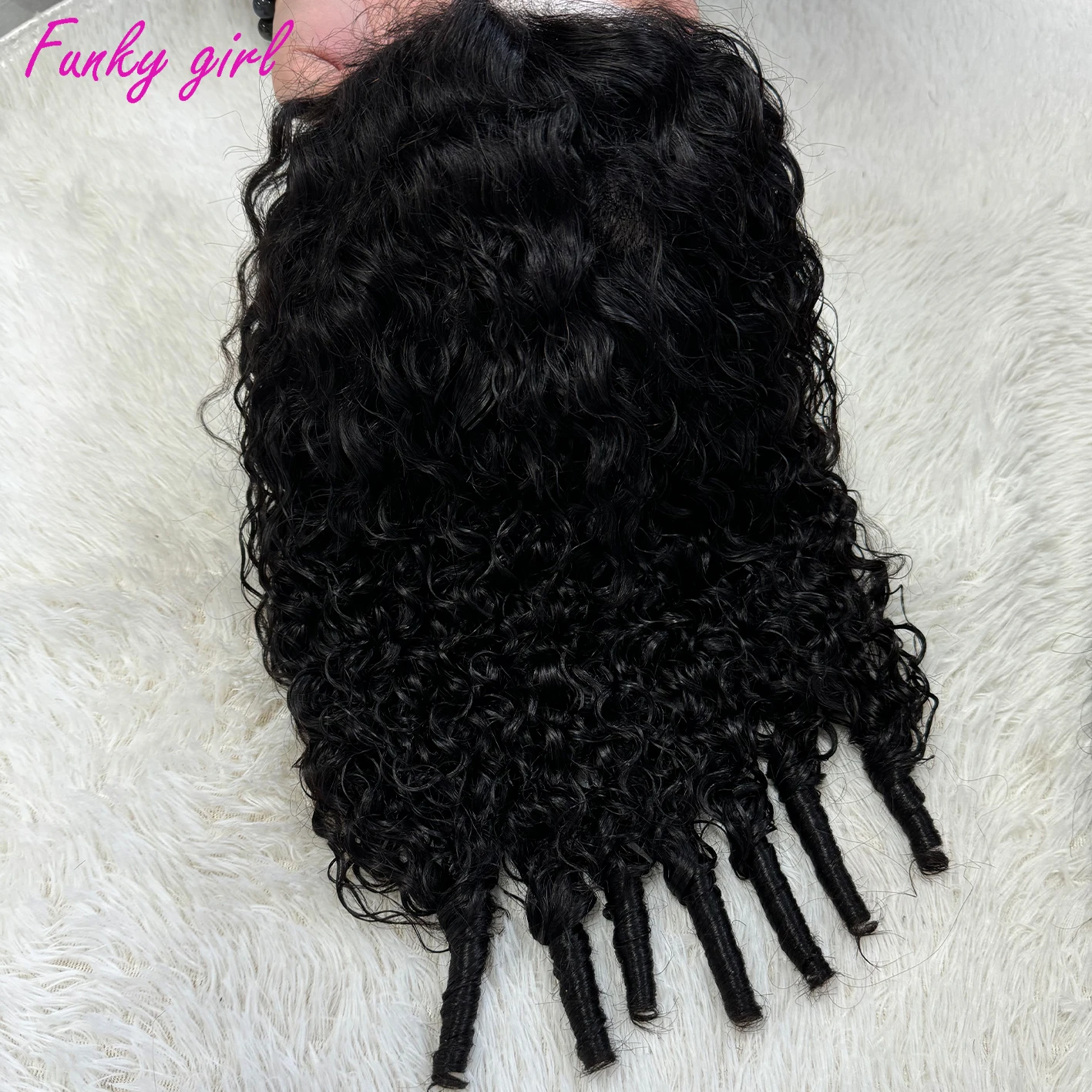 5x5 Transparent Lace Closure Wigs Spiral Cur Human Hair With Curly Baby Hair 200 Density Brazilian Natural Color Wigs For Women