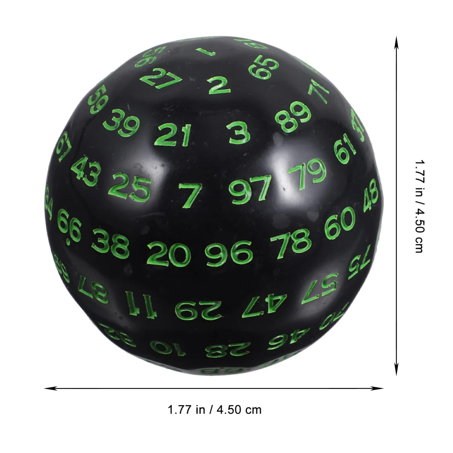 Polyed rische Würfel für Rollenspiele, digitale Würfel, D100, mehrseitig, DND, Acryl, Tafel, Mathematik unterricht, Zahlen würfel