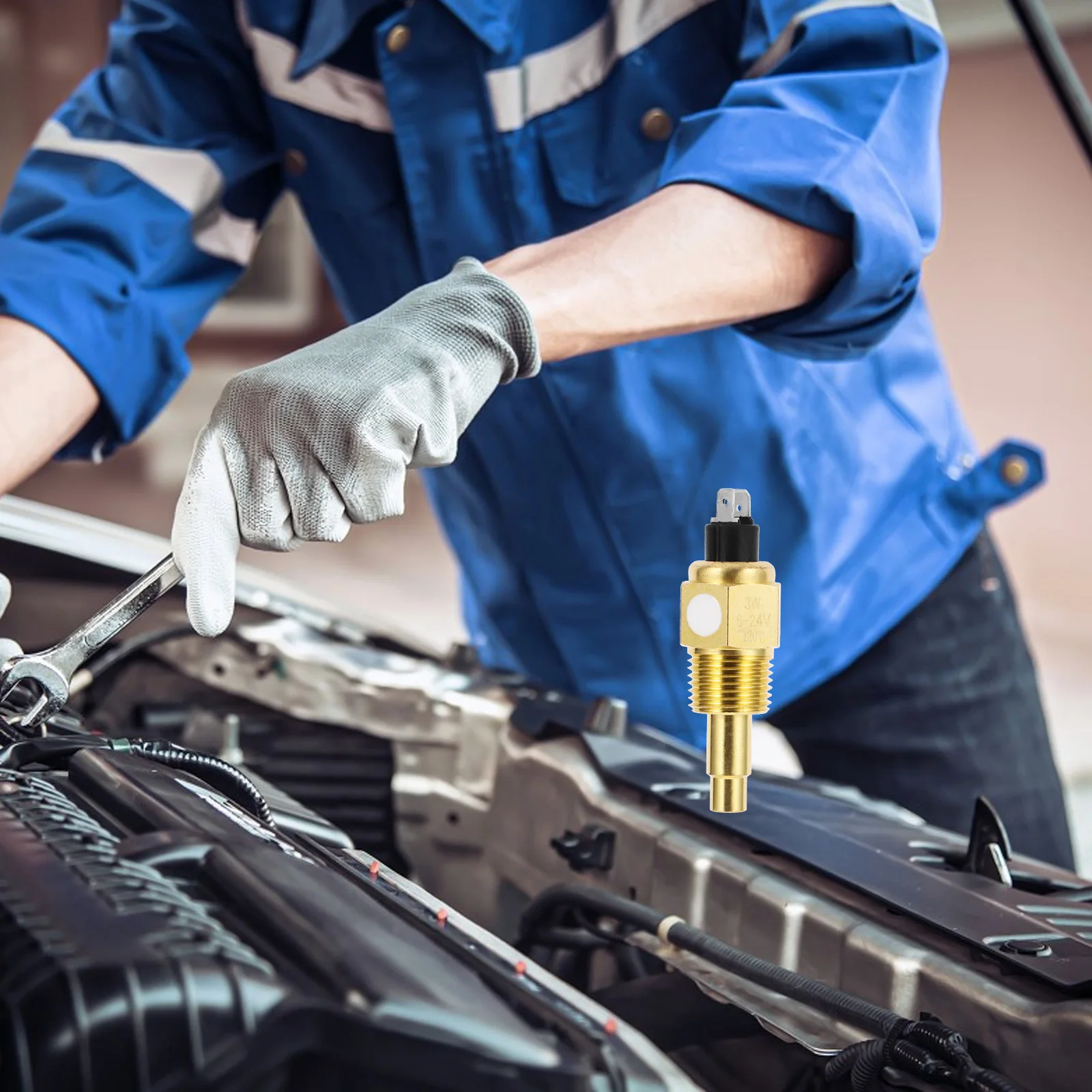 

Accurate Water Temp Sensor Stable Performance Long Lifespan Quick Threaded Connection Auto Accessory Safety Enhancement