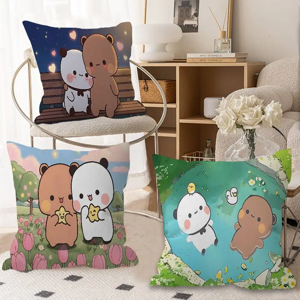 Bubu And Dudu Cute Pillow Cushion Cover Pillowcase Living Room Sofa Home Decor Customized