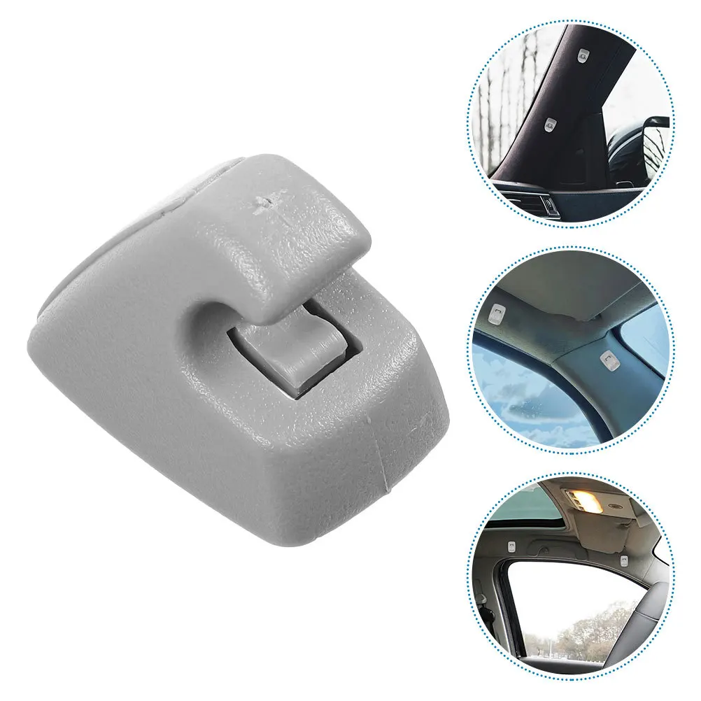 

2Pcs Universal Sun Visor Clip Set Strong Hold Retainer Fixing Bracket for Car Interior Mounting Shade Support Hook Clamp