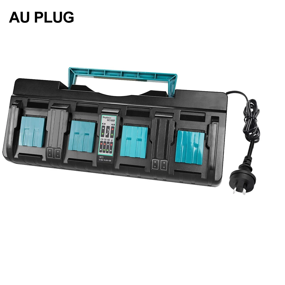 

DC18SF Lithium Ion Battery Charger Featuring Dual USB Ports and Indicator Lights Perfect for Keeping Your Gadgets Ready