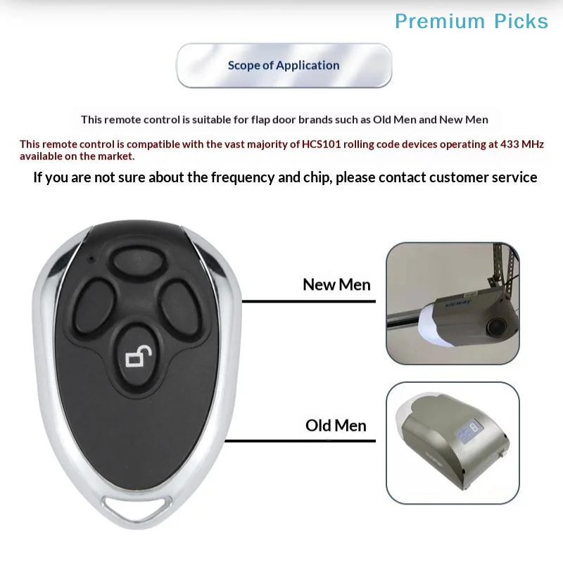 portableEnhanced 12V 24V HCS101 Code Remote Controller for Smooth Gate Automation