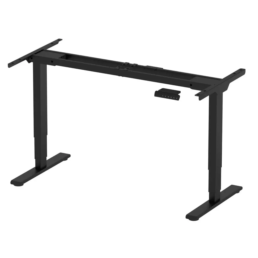 

E6 Dual Motor Standing Desk Frame 3 Stages Electric Height Adjustable Stand Up Desk Frame Only Black