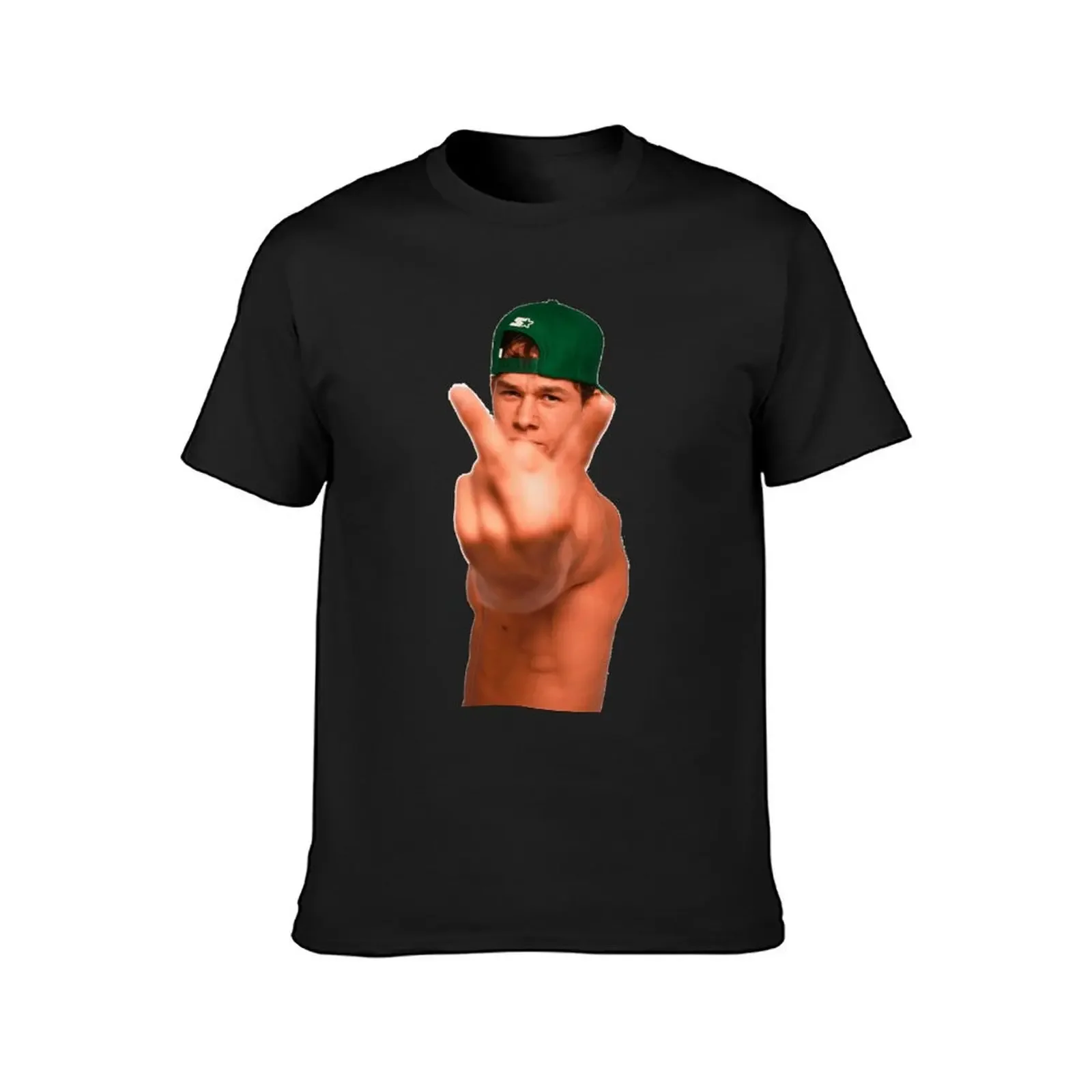 Marky Mark Peace Sign T-Shirt plus sizes anime t shirts man clothes baggy shirts designer t shirt men