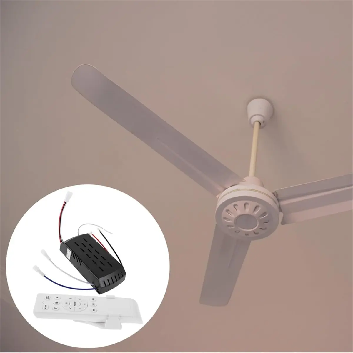 AT16 Motor Speed Controller for Ceiling Fans Lights Remote Variable Speed Fan Motor Low Voltage Safe Versatile Compatibility