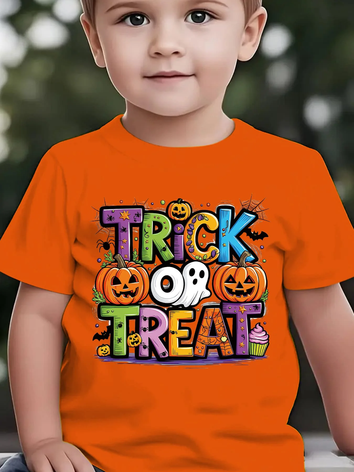 Halloween Summer Children's Fashion T-shirt 
