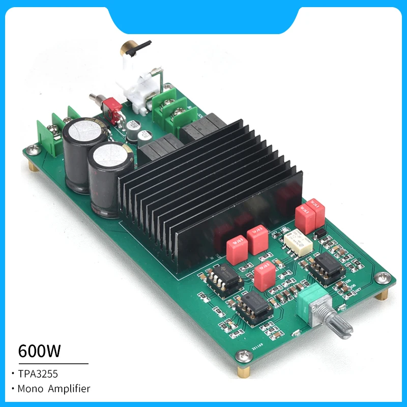 

600W Mono Audio Amplifier Class-d Digtial TPA3255 High Power Amplifiers Board Full Frequency / Bass Suberwoofer AMP