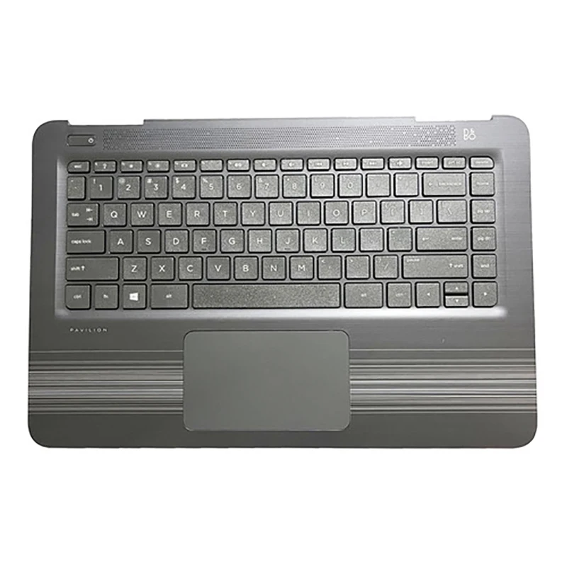 Imagem -02 - Teclado Portátil para hp Notebook Pavilion Palmrest Original Eua Versão em Inglês Capa Superior Tpn-q171 14-al Novo Case