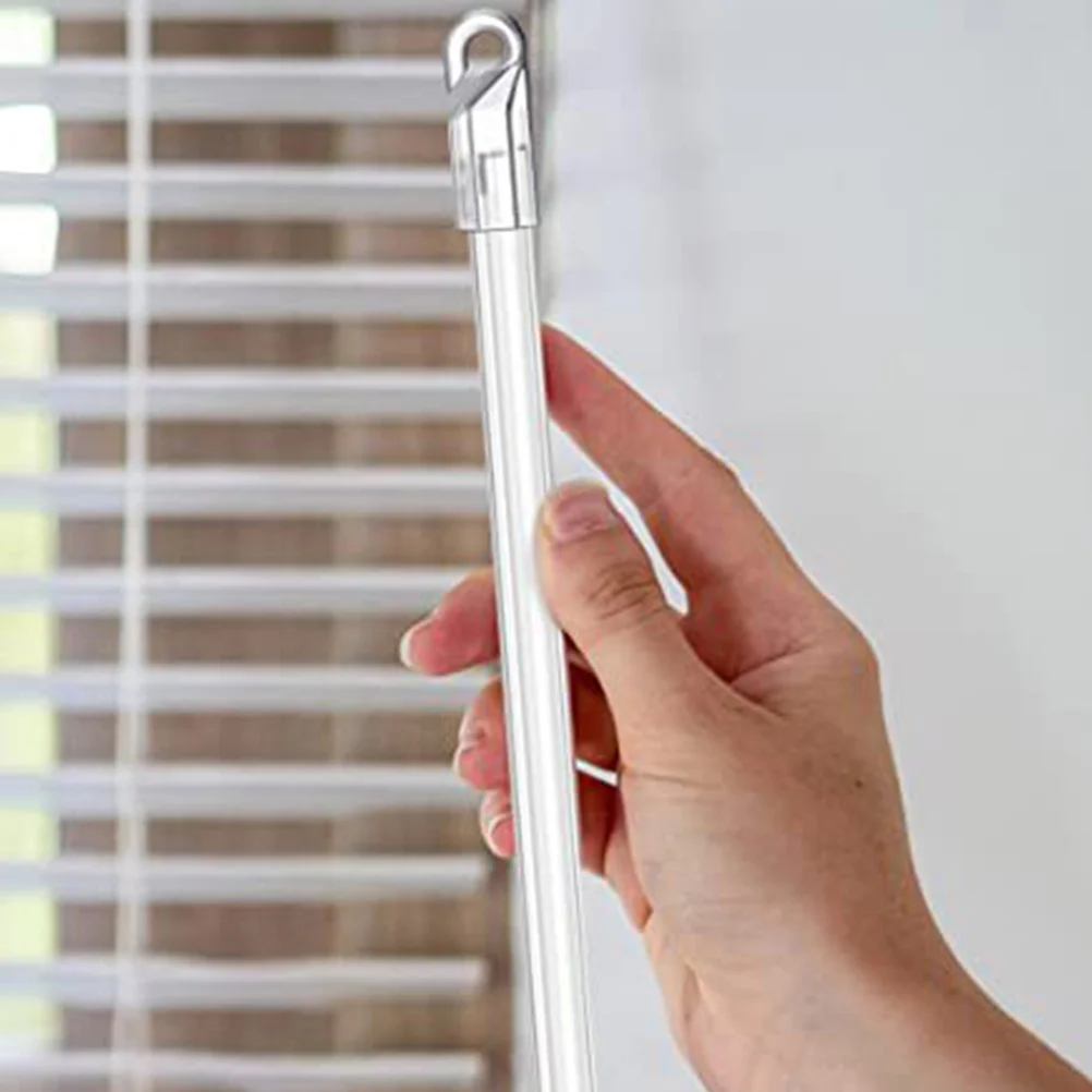 

24 pcs Curtain Rod Accessories Replacement Parts Clear Blind Hooks Hangers for Blinds Tilt Rod Hook Lightweight