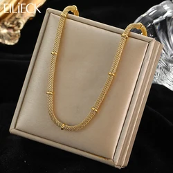 EILIECK 316L Stainless Steel Necklace for Women Stylish Jewelry High Quality Rust Proof Link Chain Collar Girls Birthday Gifts