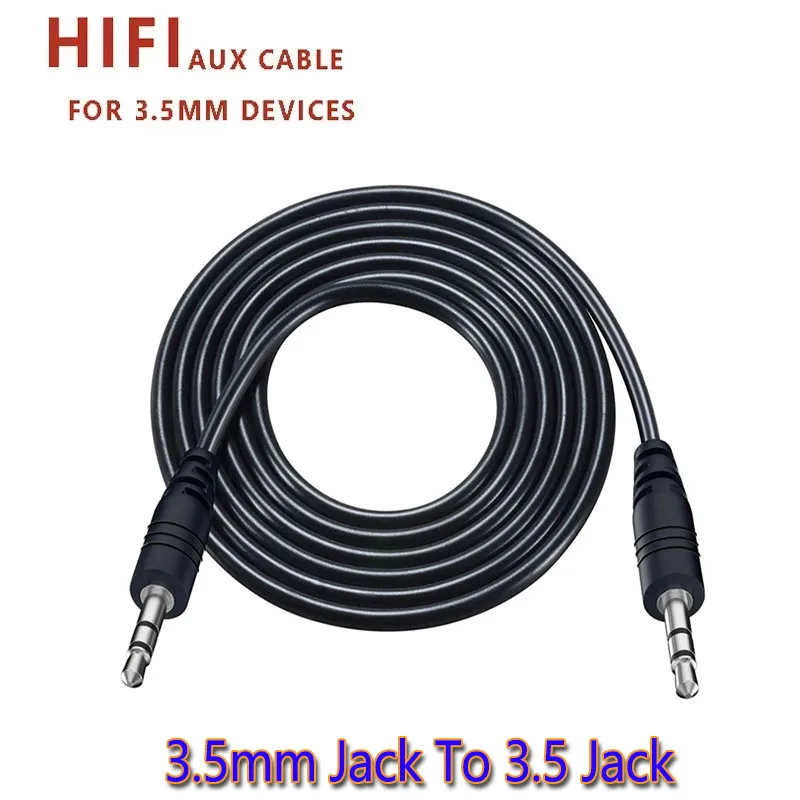 3.5mm Jack Audio Cable Jack 3.5mm Male to Male Audio Aux Cable For Phone Headphone Car MP3 Speaker Computer Aux Cord 0.5M 1m