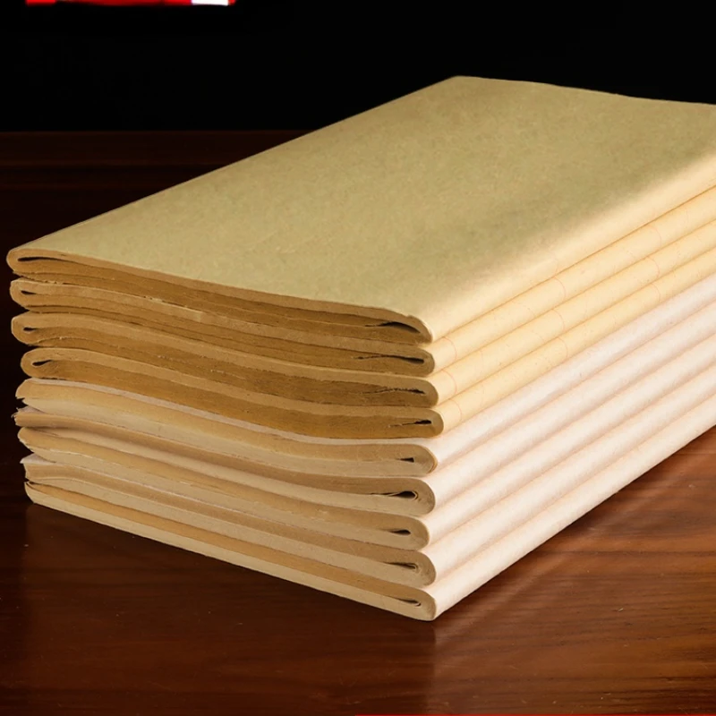 Brush Pen Writing Rice Paper Painting Calligraphy Half Ripe Xuan Paper Bamboo Pulp Painting Papier Beginner Practice Papel China