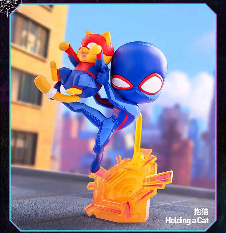 Originele, populaire Popmart Spider-Man Universe serie figuurtjes, verrassingsblindboxen, trendy cadeaus, poppen, ornamenten, speelgoed