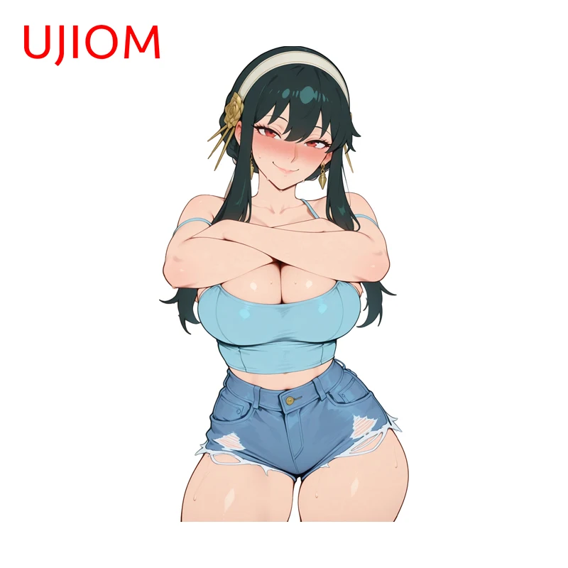 UJIOM Yor Forger Big Breasts Wall Sticker Exquisite Enchanting Occlusion Scratch Graffiti Decal Suitable For Decoration Chambre