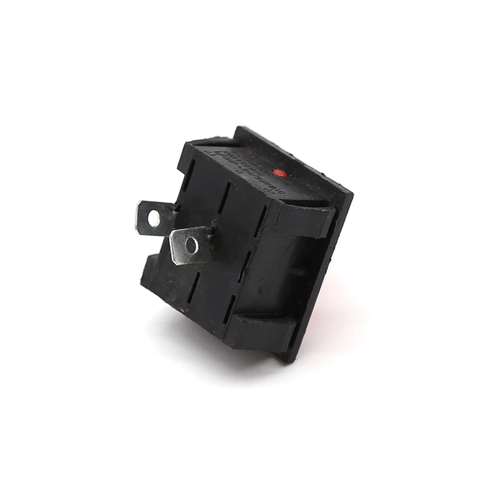 Electrical Rocker Switch 2 Position Snap In Mounting for Generator Engine Stop with 2 Pin Terminals and 125/250V Voltage Rating