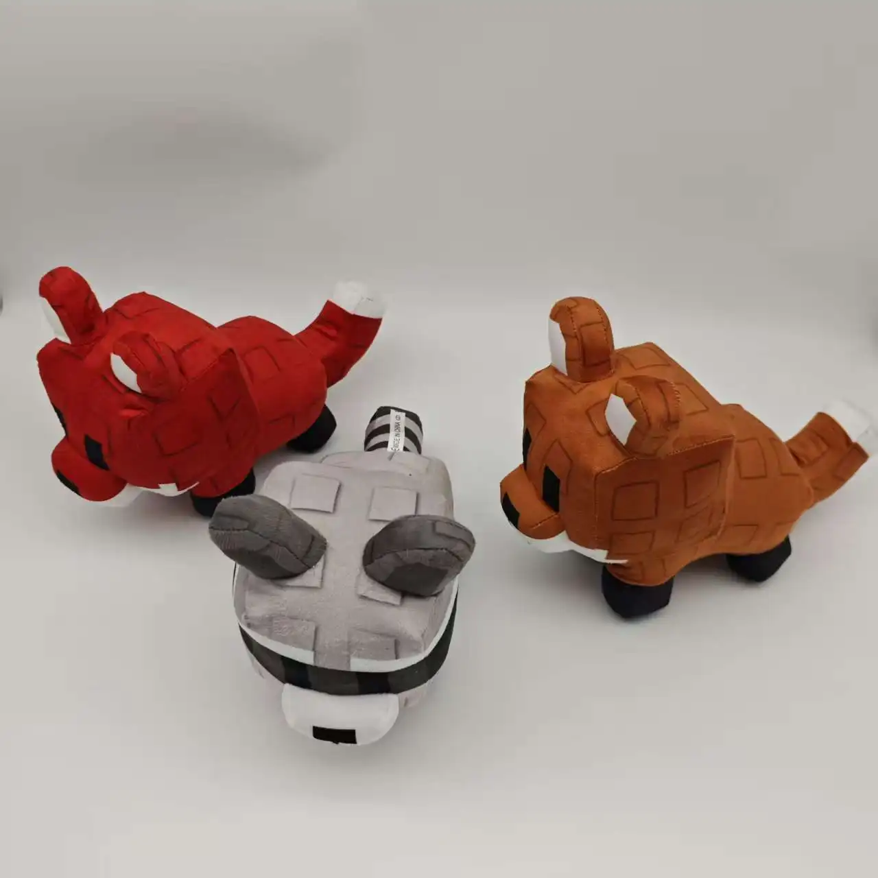 Grandir un jardin 25CM jeu loup jouets en peluche dessin animé raton laveur renard poupées en peluche animaux oreiller peluche jouet enfants cadeaux d'anniversaire