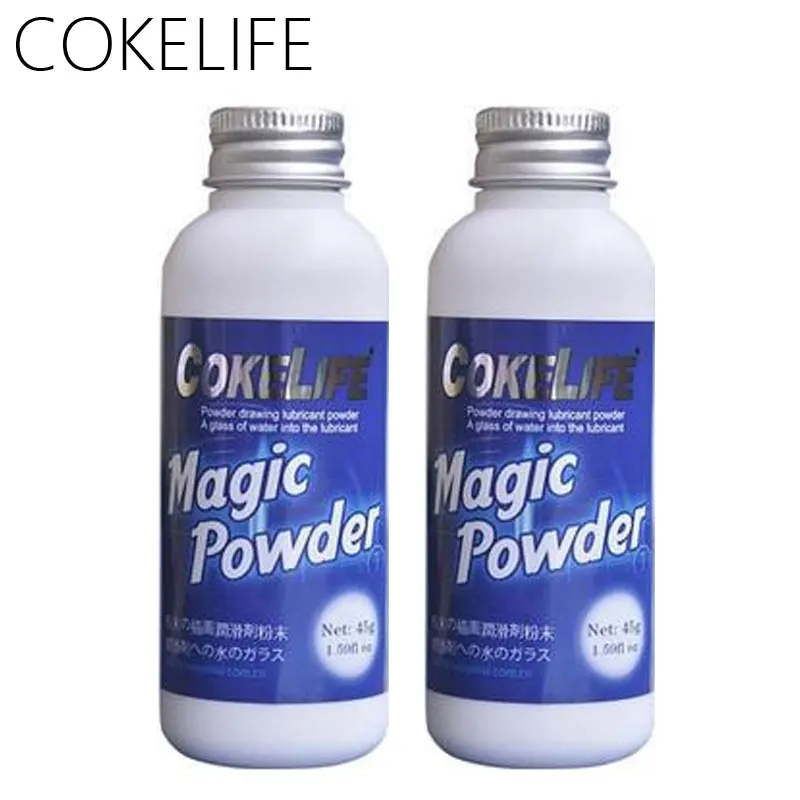 2pcs COKELIFE Solid Powder Sex Lubricant Water Base Mixed Using with Hot Water Oil for Vaginal Breast Anal Sex Lubrication 45g