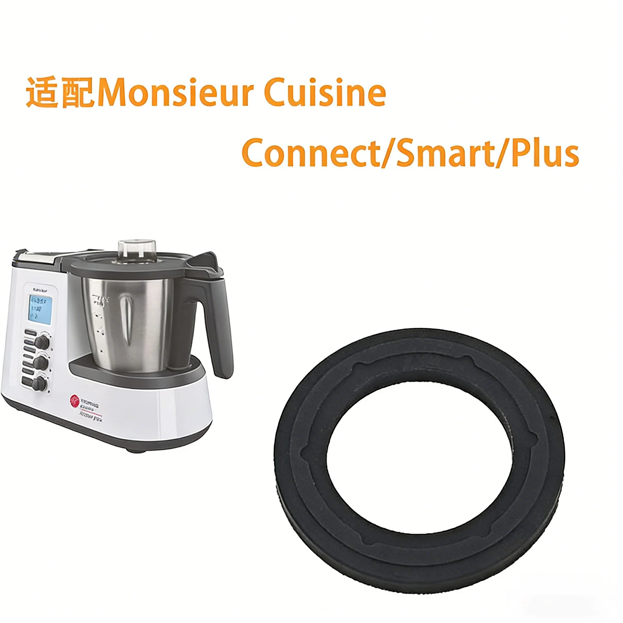Anillos de repuesto de silicona para sellado de cuchillas, 2 piezas, para licuadora Lidl Monsieur Cuisine
