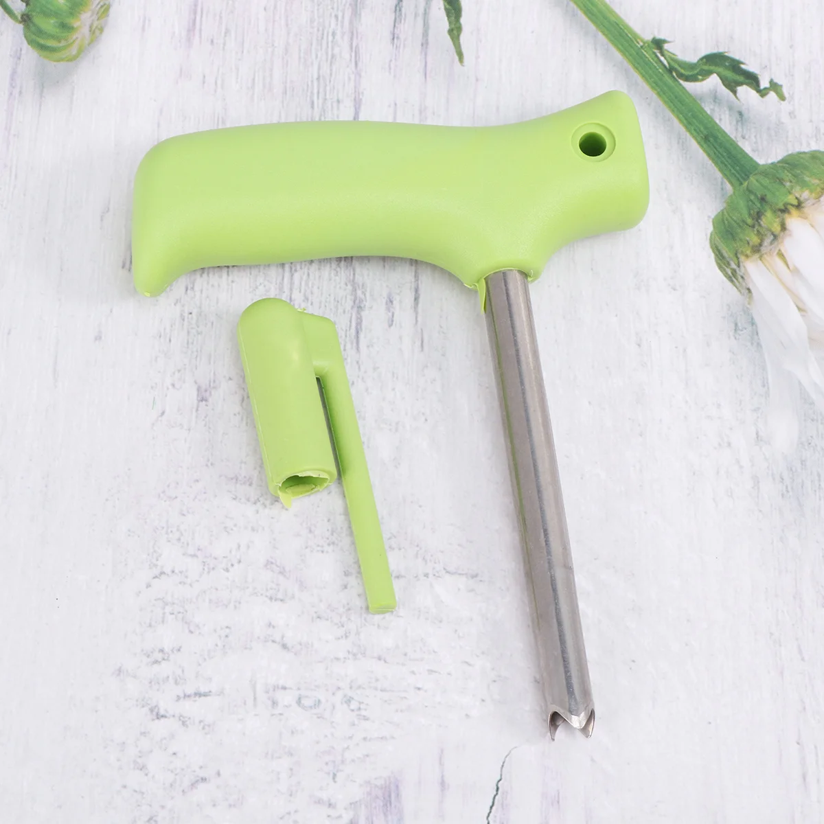 

Stainless Steel Coconut Opener Tool Opening Utensil for Coconut Water Juice Open in Seconds Safe and Fast Make Straw Hole (Green