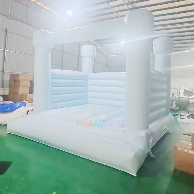 13x13フィート パステルブルー エアー遊具（送風機付き） 結婚式用