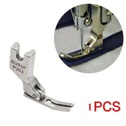 1/3Pcs Industrial Sewing Machine Presser Foot P363 Narrow Zipper Presser Foot Toothpick Thin Steel Foot Sewing Accessories