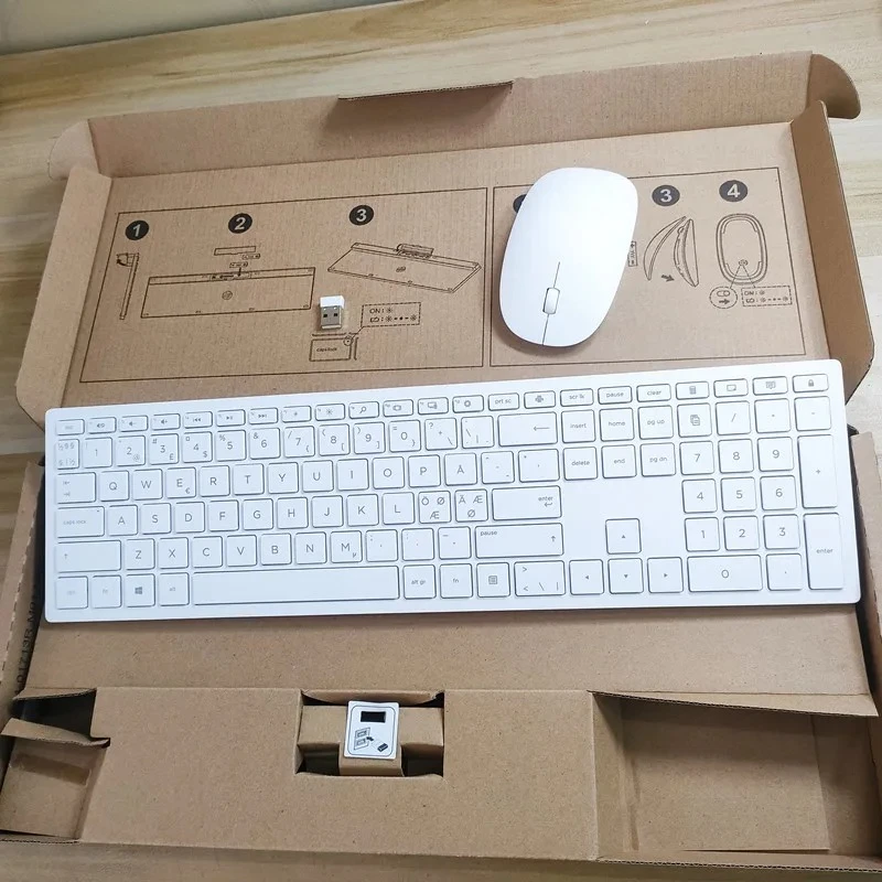

Nordic Layout Ultra-thin Wireless keyboard and mouse combo for HP 710/HP 915/HSA-P003K