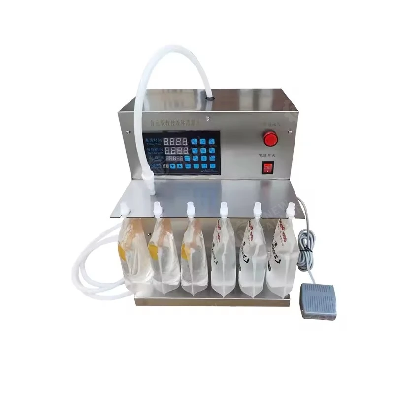 Automatic Bag Liquid Oil Filling Machine Weighing System Liquid Sachet Filling And Sealing Machine