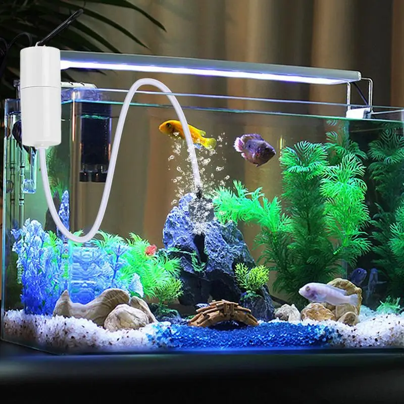 Portable Fish Tank Air Pump USB Charging Mini Oxygen Pump For Aquariums Fish-Farming Oxygenation Supplies For Fish Market Home