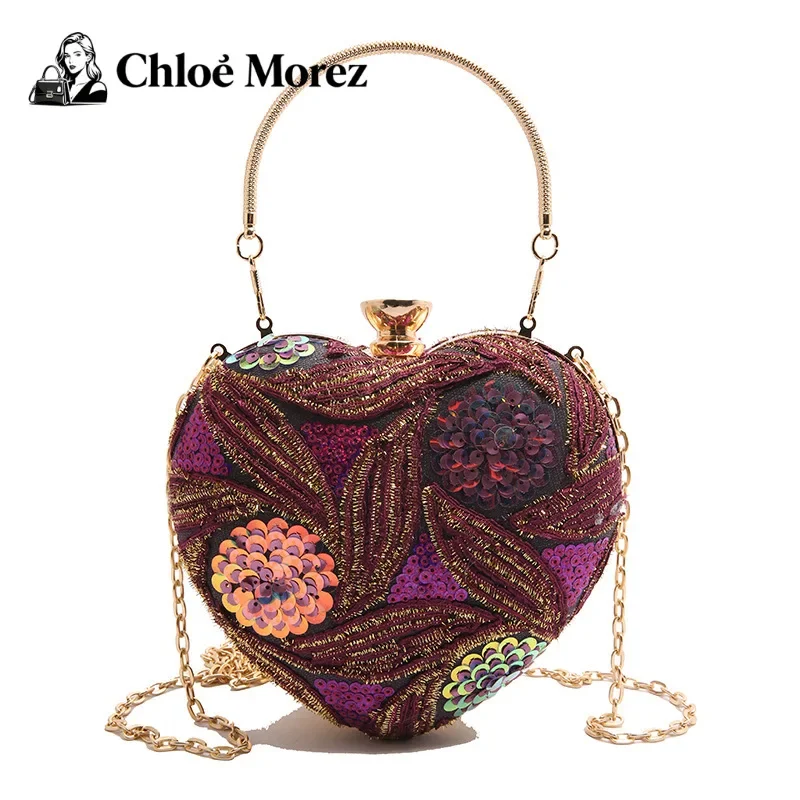 

Women's Bag, Fashionable Sequin Shoulder Bag, Instagram Popular Retro Hand-held Dinner Bag