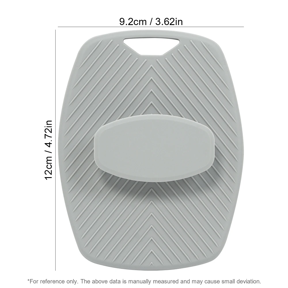 Exfoliërende siliconenborstelreiniger Geen sliphandgreep Body Scrubber reinigt en masseert de huid Badkameraccessoires Badborstel