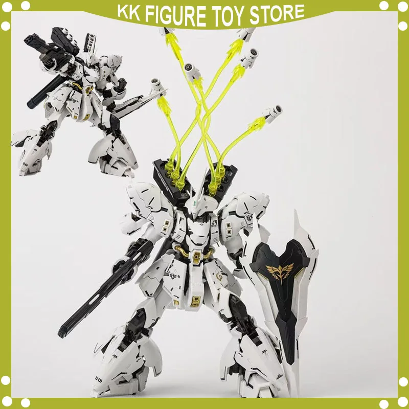 

star model RG 1/144 Assembly Model Kit MSN-04 White Sazabi With special effects Action Figure Robot Plastic Model robot toys