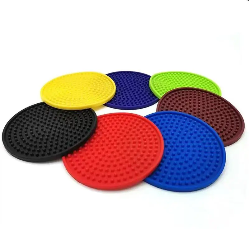 

Thickened PVC Coffee Bar Mat Non-Slip Waterproof Heat Insulation Anti-Scalding Kitchen Drain Mat in Multiple Sizes And Colors
