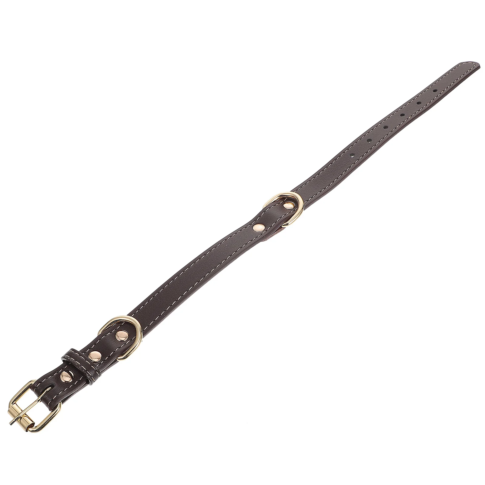 

Fashionable Pet Collar with Rivet Design Bell Accent and Adjustable Strap for Large Dogs S Dog Pet Collar