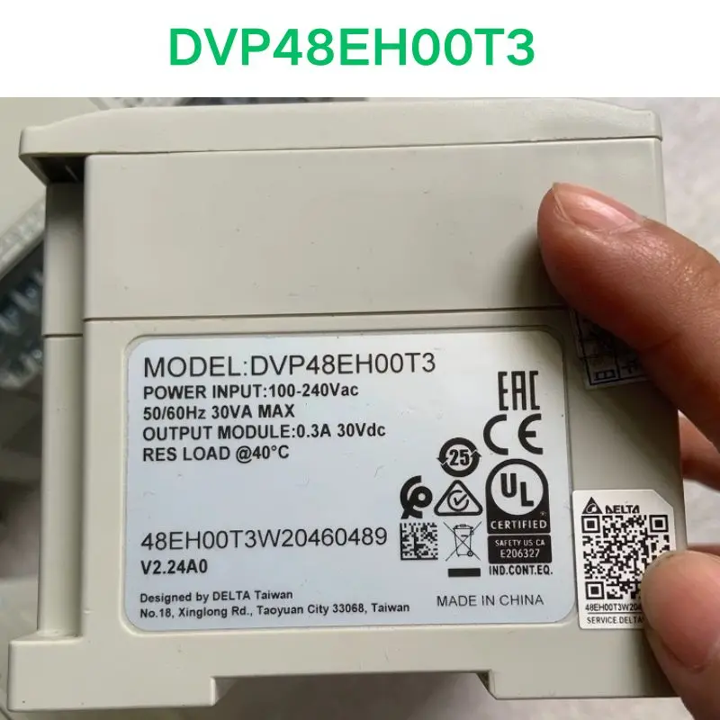 Controlador programable DVP48EH00T3, prueba de segunda mano OK