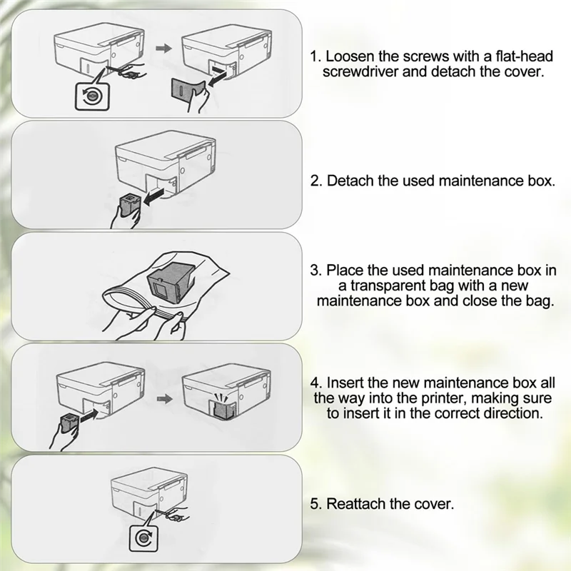 Scatola di manutenzione sostitutiva dell'inchiostro C9344 per stampanti Epson XP-3100 XP-4100 XP-4101 XP-4105-AU47