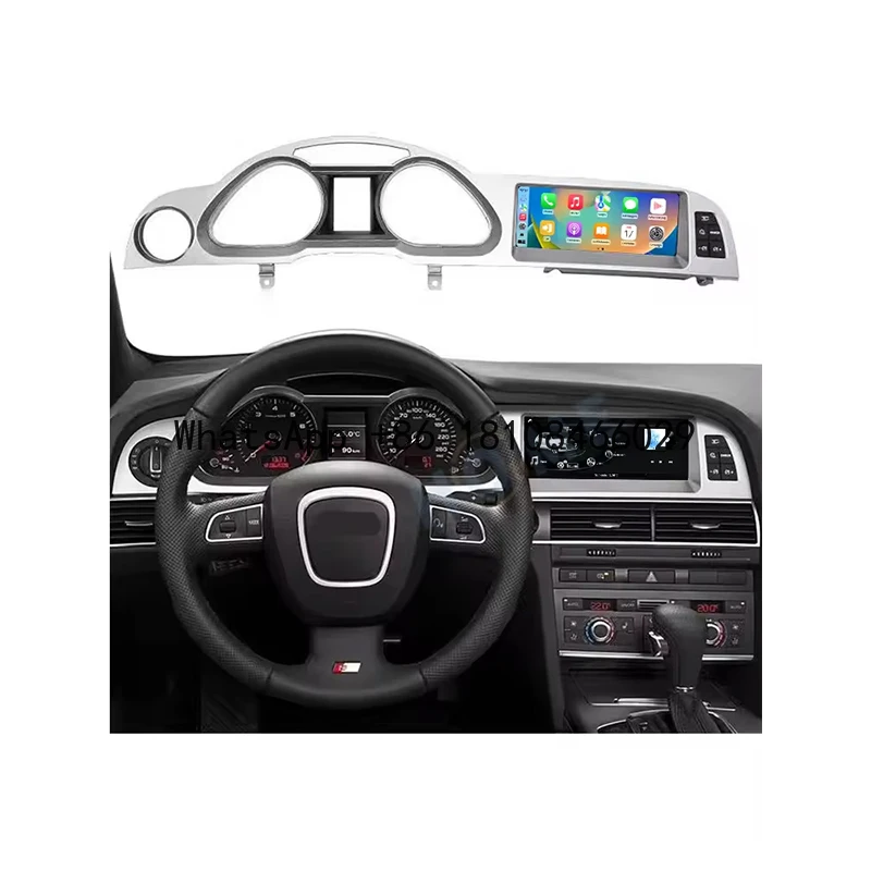 

8.8" Android 13 Qualcomm Multimedia LCD Touch Screen for Audi A6 C6 A7 2010 2011 GPS Navigation Entertainment System Controller