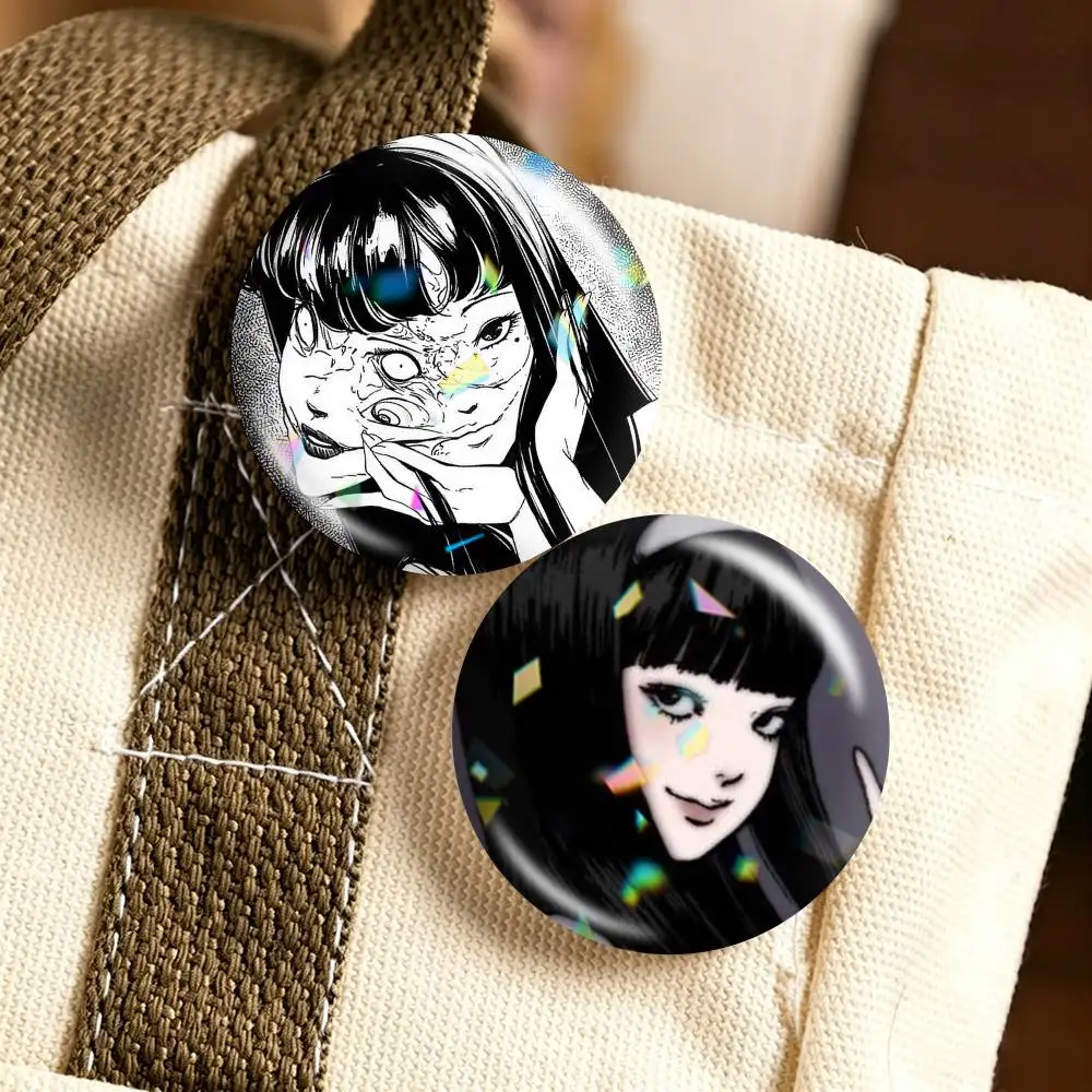 T-Tomie K-Kawakami 25 32 44 58 75mm Badges Personalized Round Brooches Pins Accessory Gift