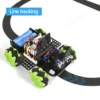 Keyestudio 4WD Microbit V2 Robot Car Kit Mecanum Smart Robot For micro:bit Robot Kit STEM Robot Car Python Programming Robot Kit 6