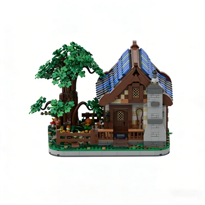 1481pcs MOC Castle Medieval House Tree Model Building Blocks Assemble Christmas Gifts Toys DIY Architecture Creative Idea Brick
