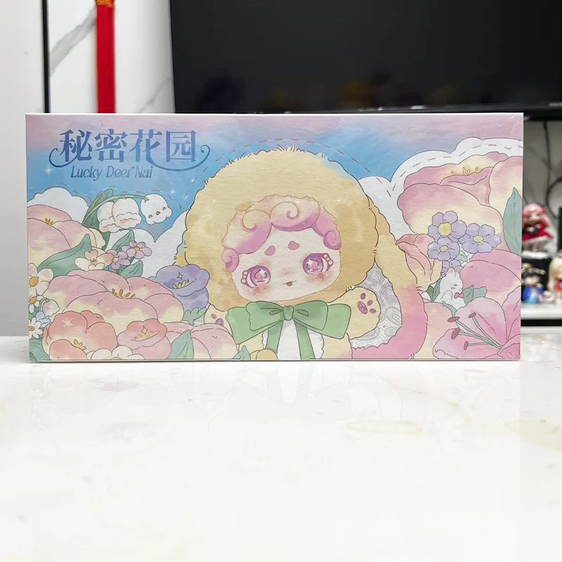 محظوظ الغزلان ناي سر حديقة سلسلة الفينيل صندوق أعمى الأرنب أفخم قلادة Luckydeernai V2 حقيبة سلسلة مفاتيح الديكور لعبة مجسمة الهدايا